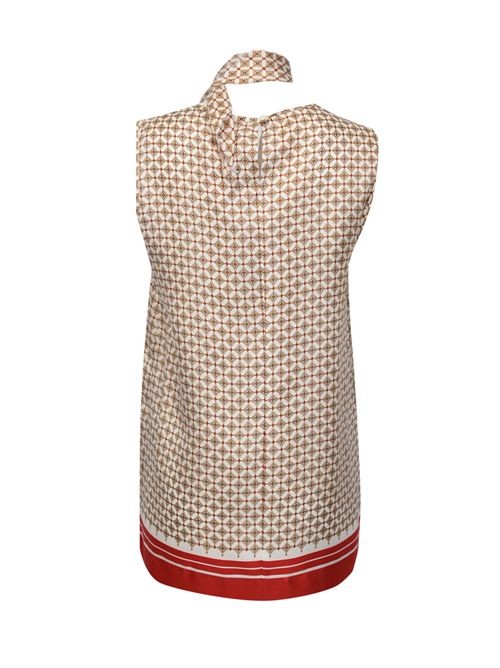 Top MSTSCATOLA in seta stampata con foulard MAX MARA STUDIO | 2616161011600001